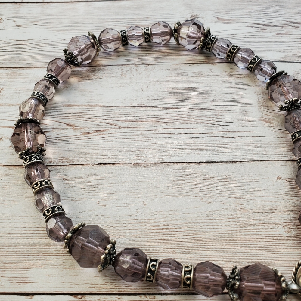 PreLoved Beaded Pendant Necklace - Toggle Clasp - Picture 5 of 9